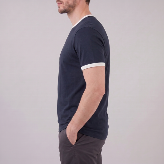 Men's Contrast Trim Ringer T-Shirt