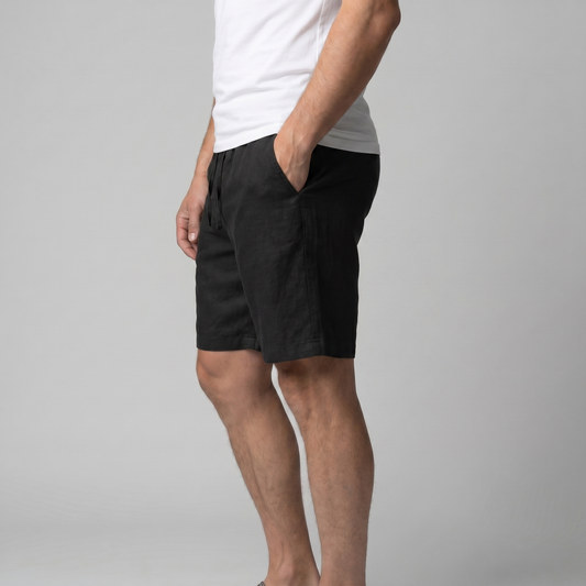Men's Linen Drawstring Shorts