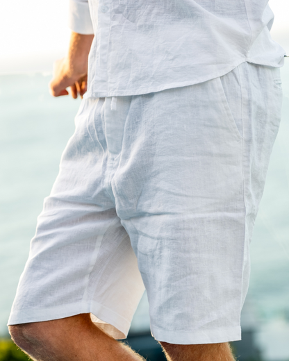 Casablanca Lightweight Linen Shorts