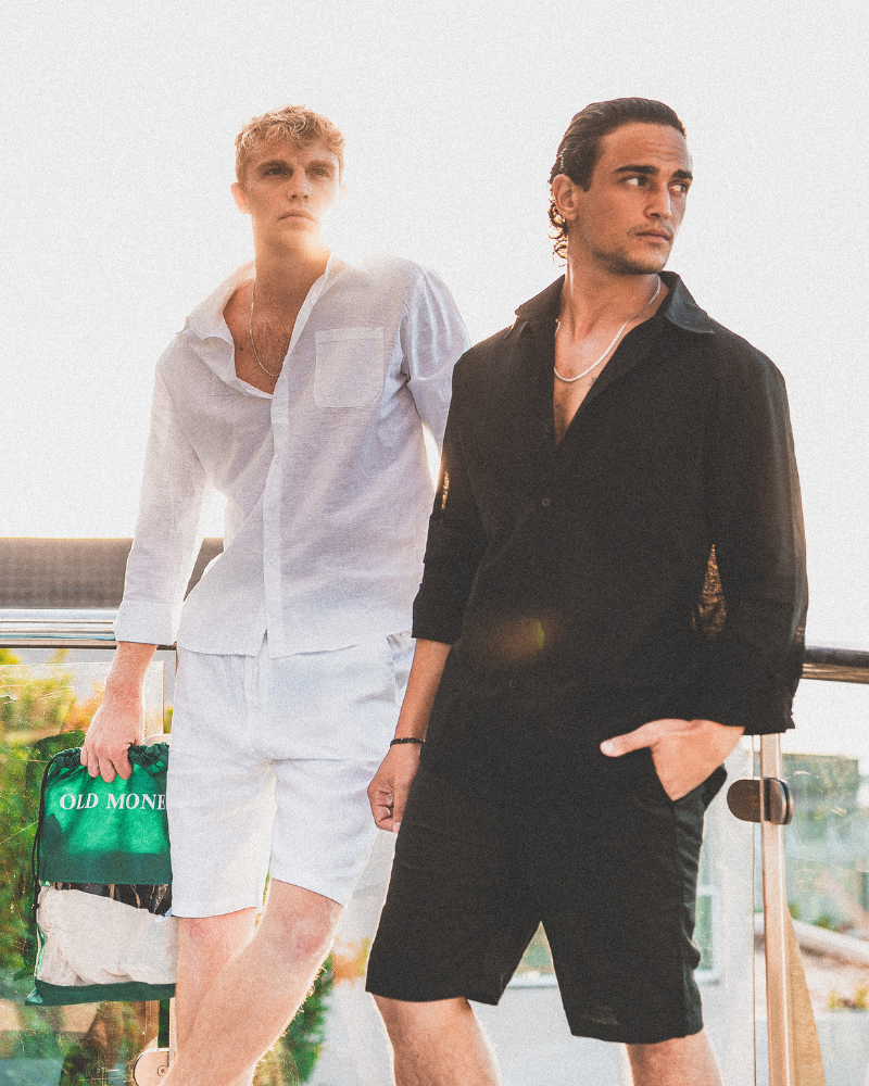 Casablanca Lightweight Linen Shorts