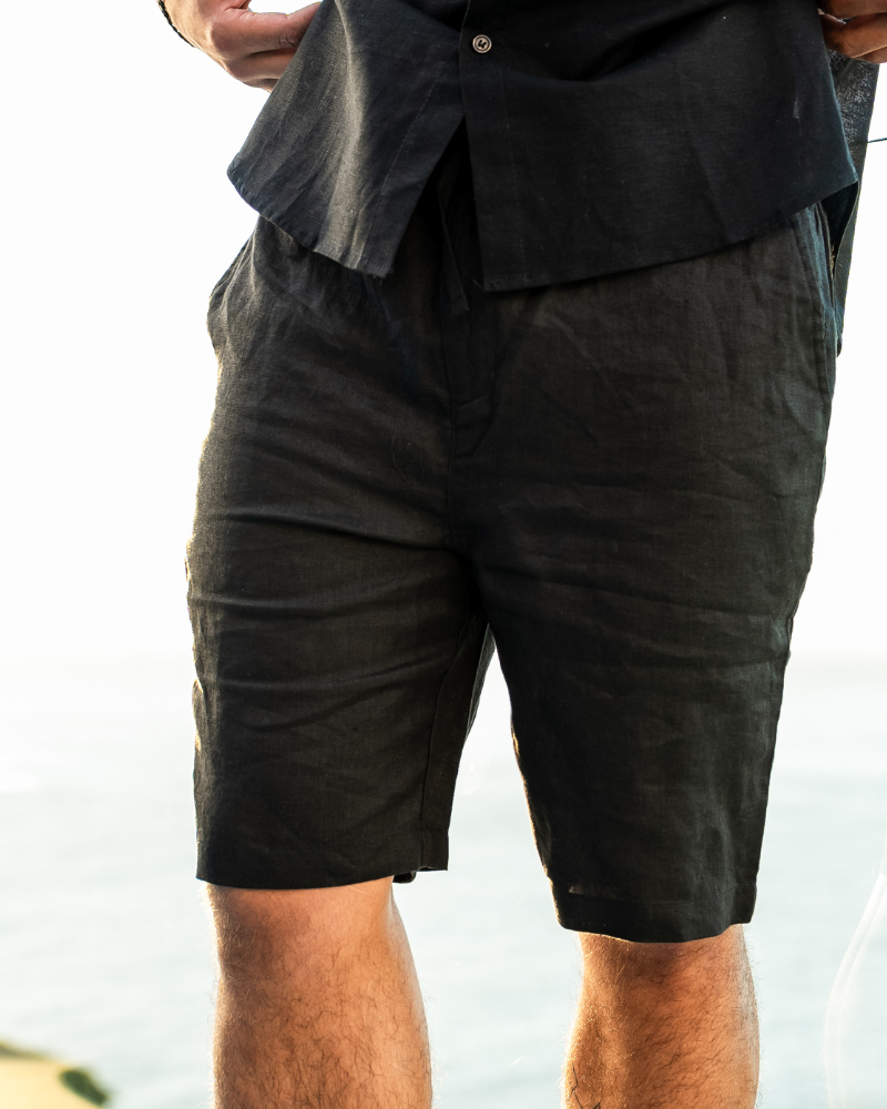Casablanca Lightweight Linen Shorts