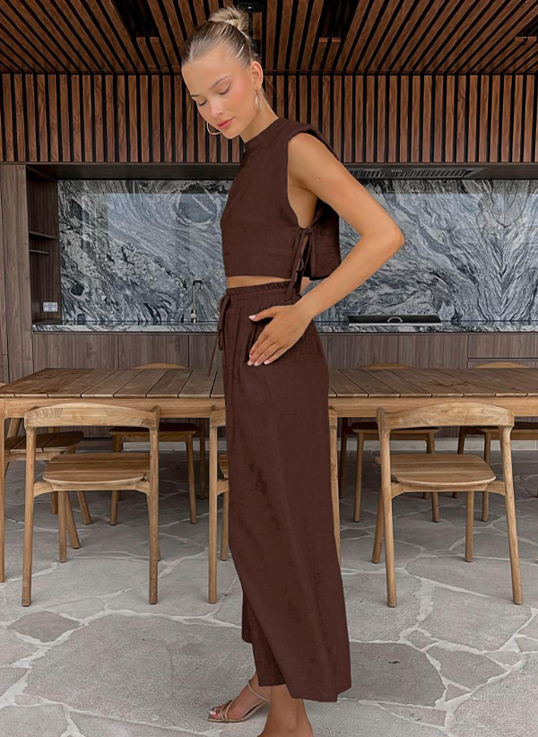 Hone - Casual Two Piece Linen Set