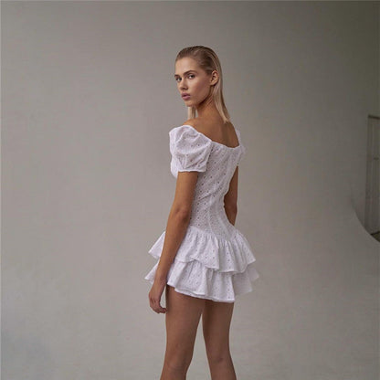 Darl - Ruffles Pleated Dress for Summer