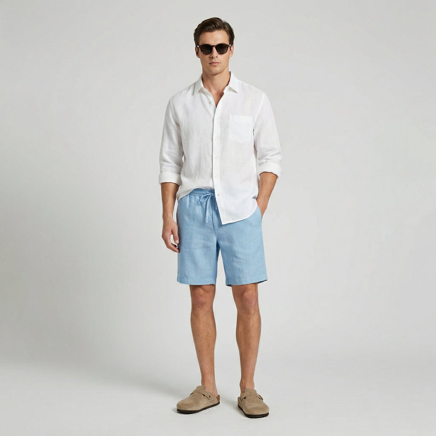 Men's Breathable Linen Summer Shorts