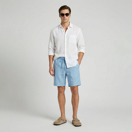 Men's Breathable Linen Summer Shorts
