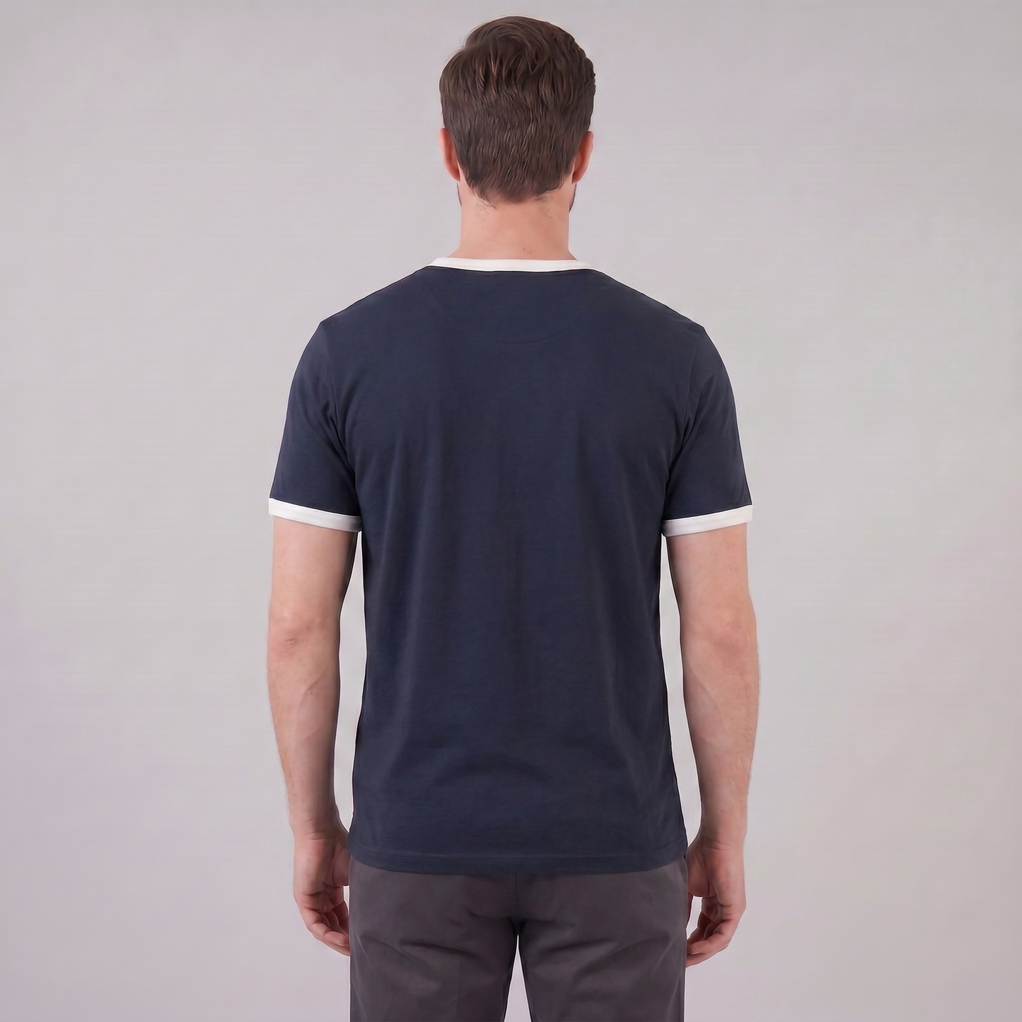 Men's Contrast Trim Ringer T-Shirt