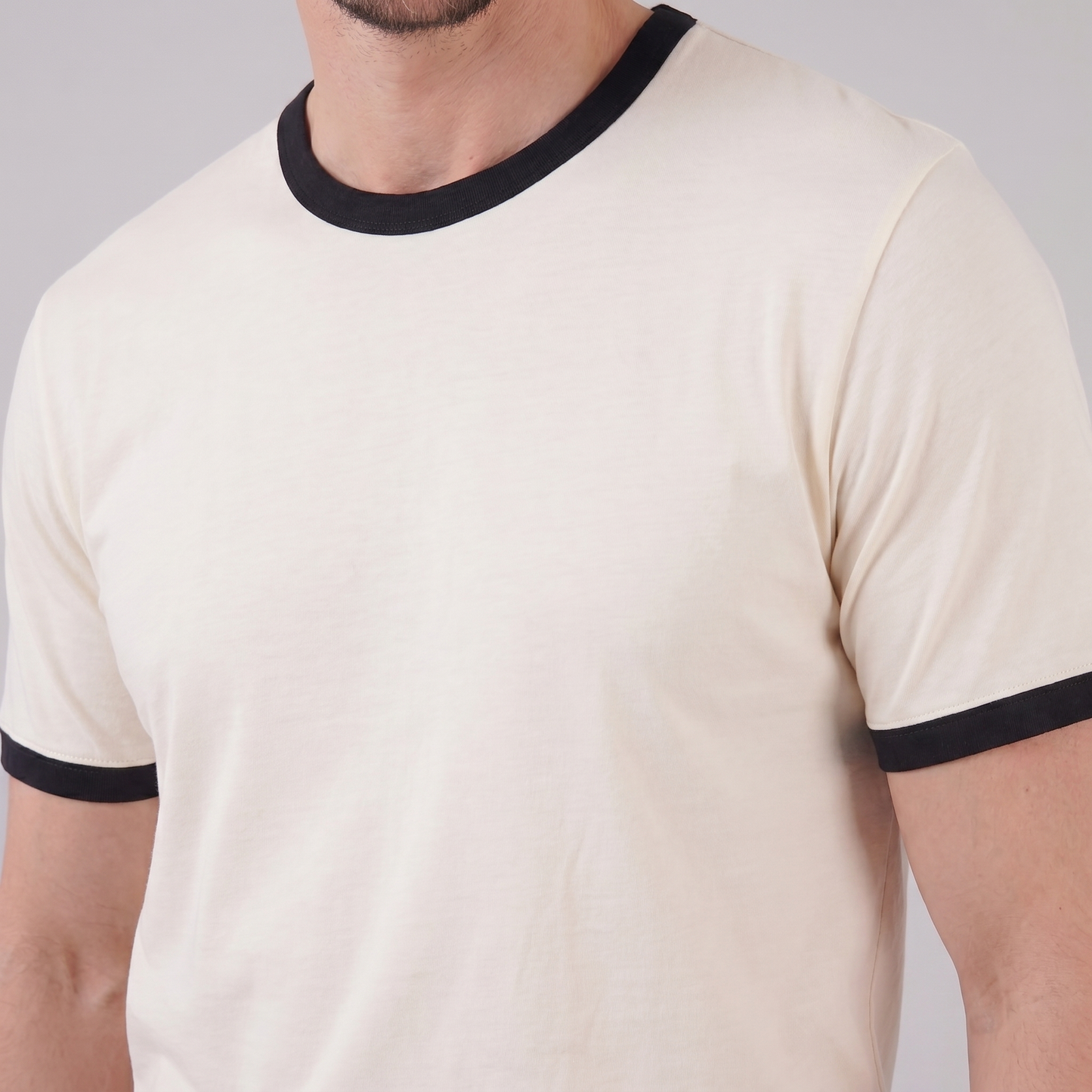 Men's Contrast Trim Ringer T-Shirt
