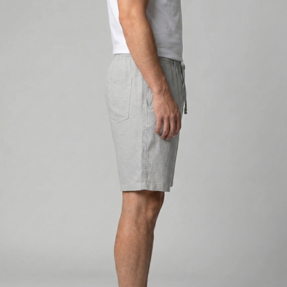 Men's Linen Drawstring Shorts