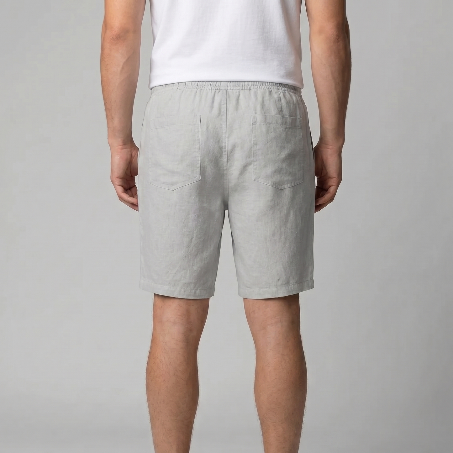 Men's Linen Drawstring Shorts