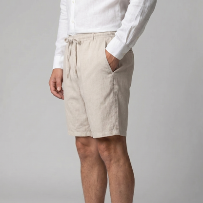 Men's Linen Drawstring Shorts