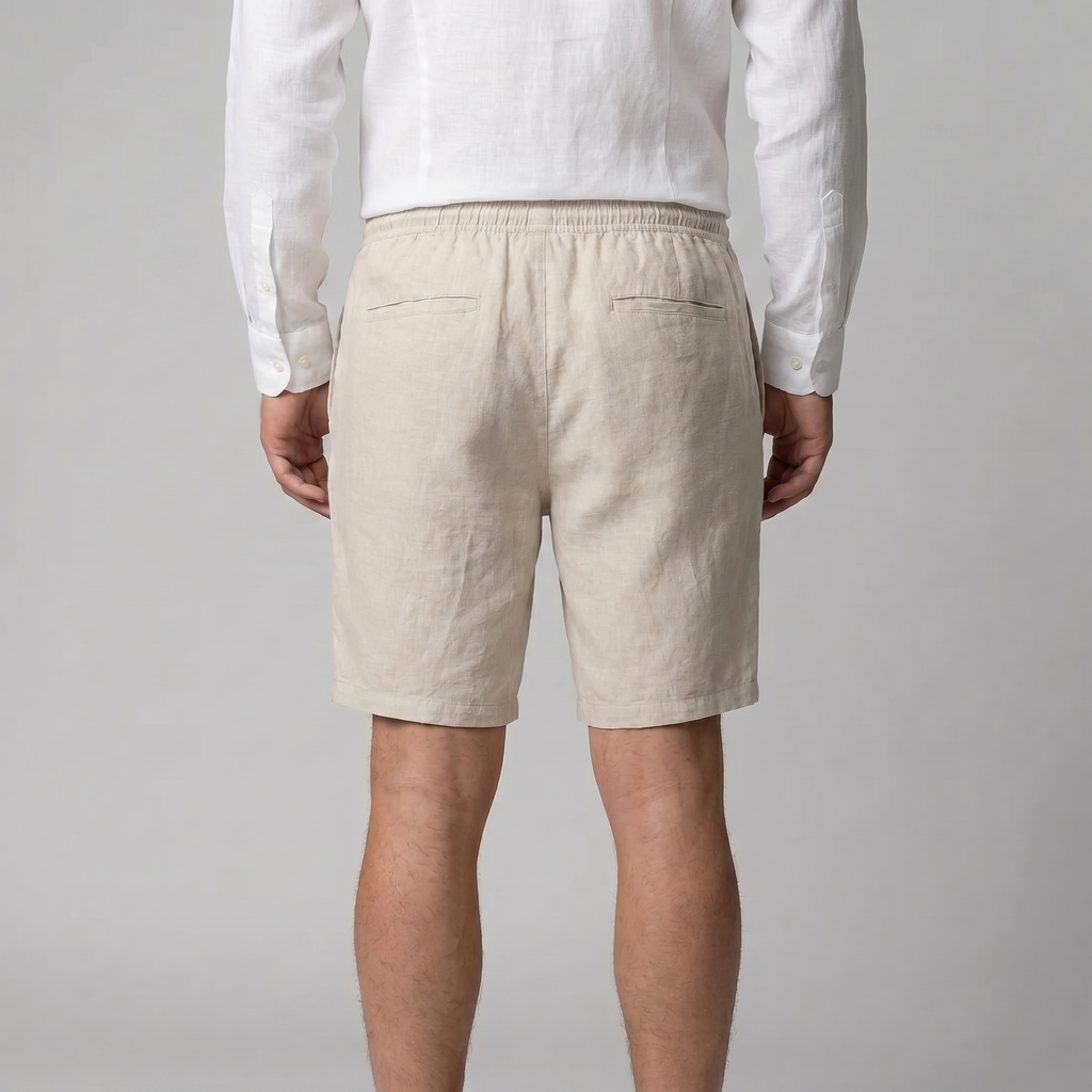 Men's Linen Drawstring Shorts