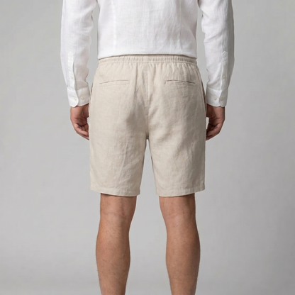 Men's Linen Drawstring Shorts