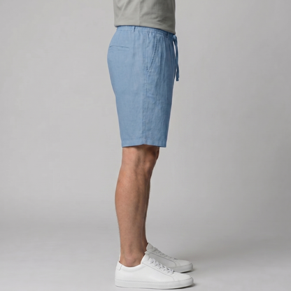 Men's Linen Drawstring Shorts