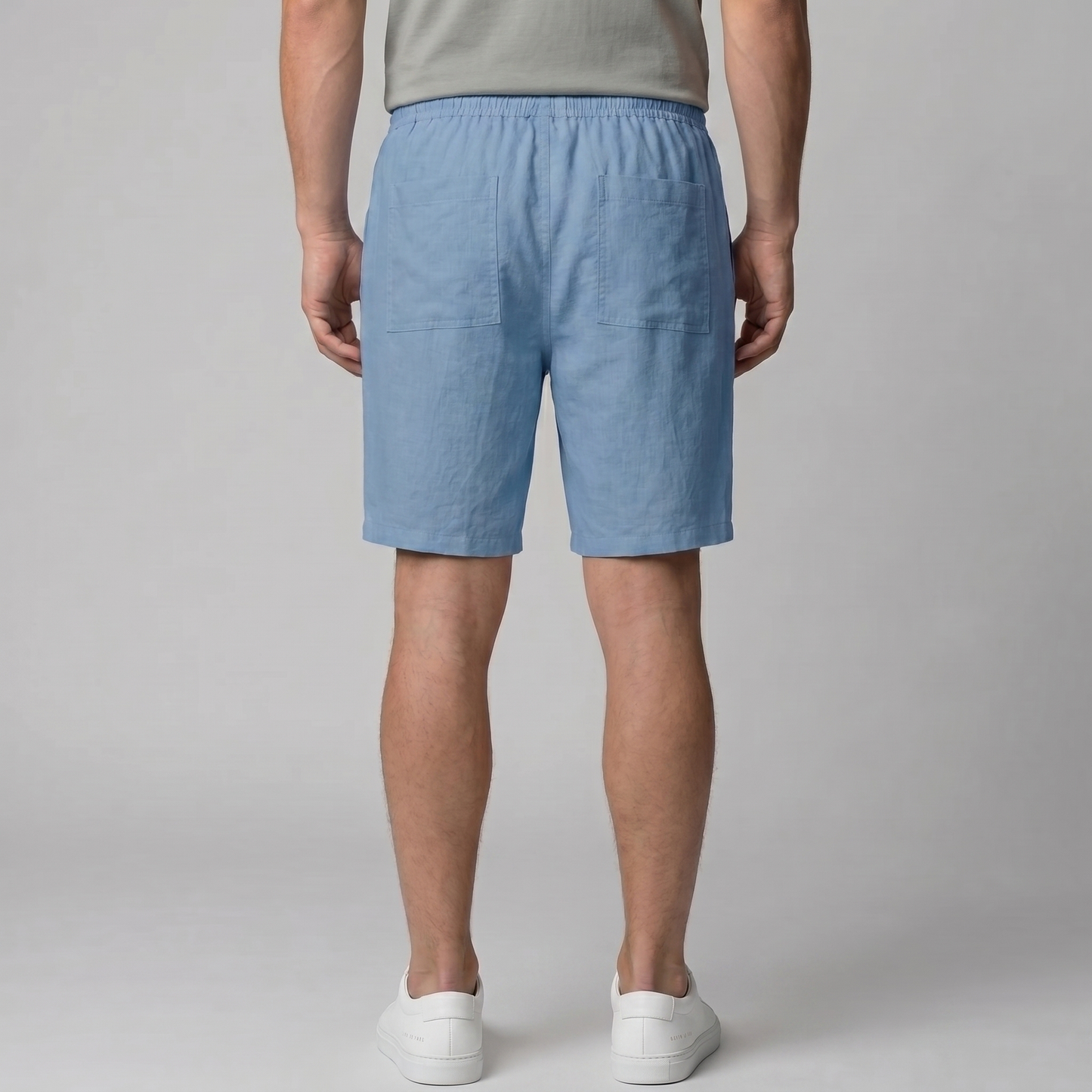 Men's Linen Drawstring Shorts