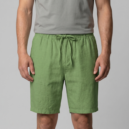 Men's Linen Drawstring Shorts