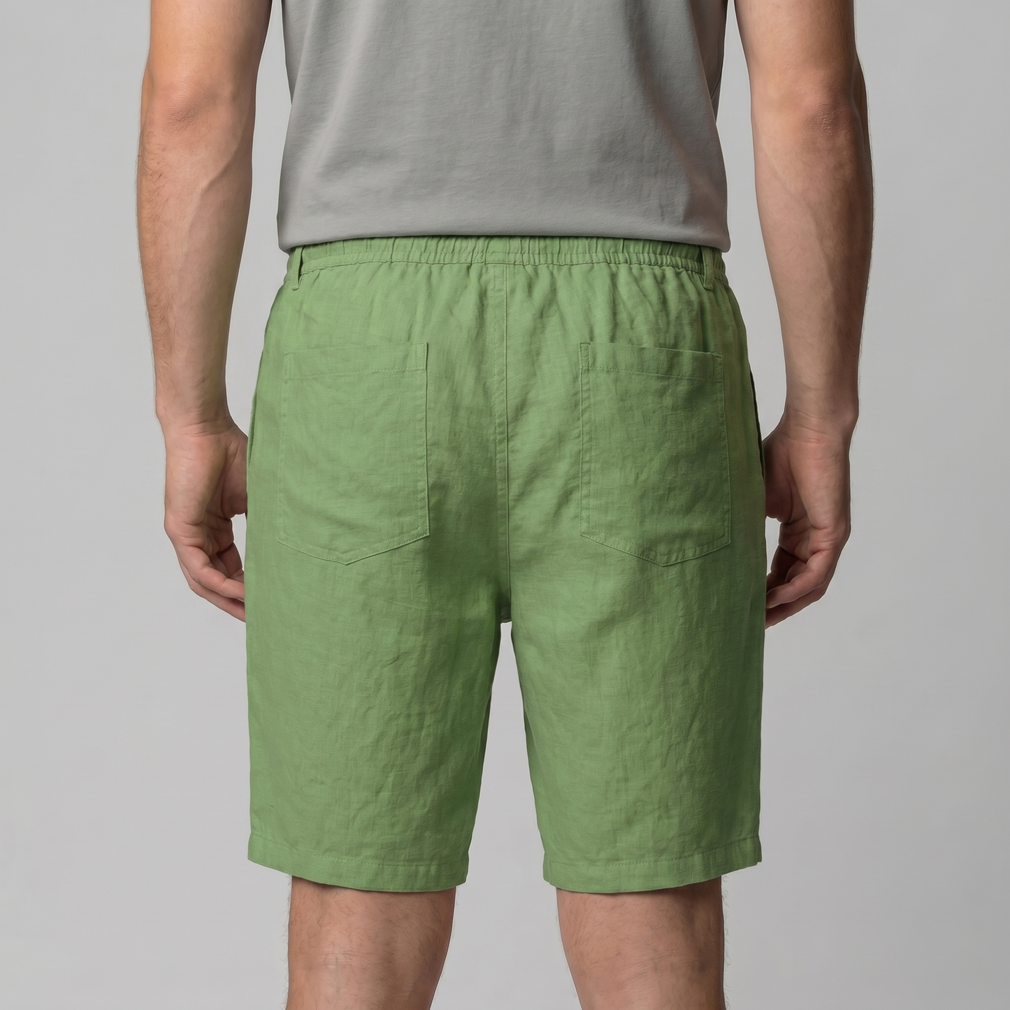 Men's Linen Drawstring Shorts