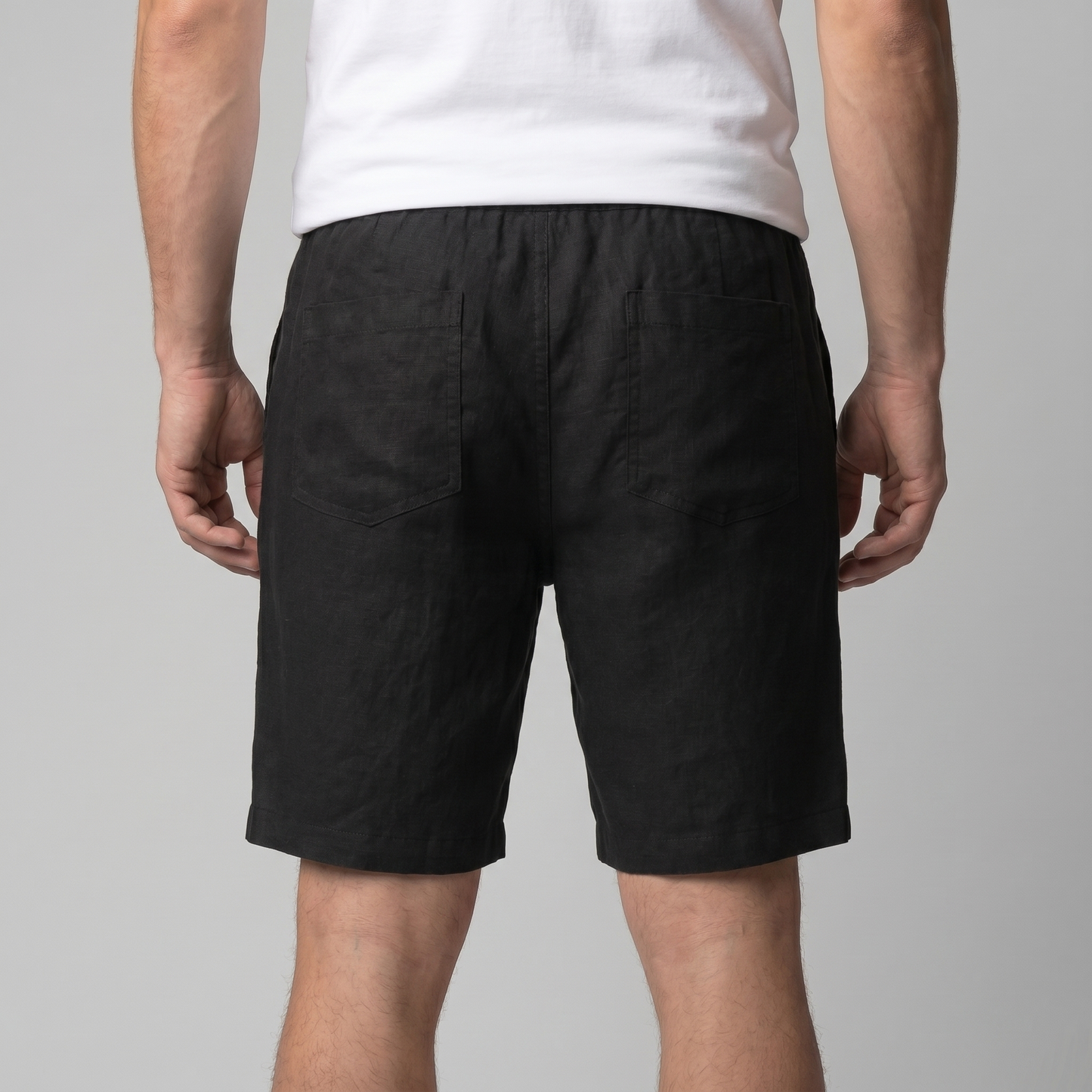 Men's Linen Drawstring Shorts