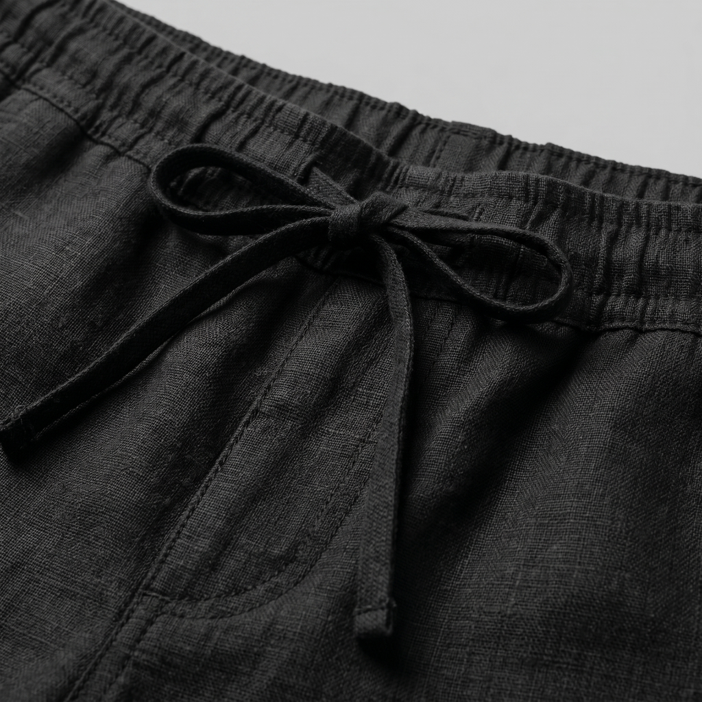 Men's Linen Drawstring Shorts