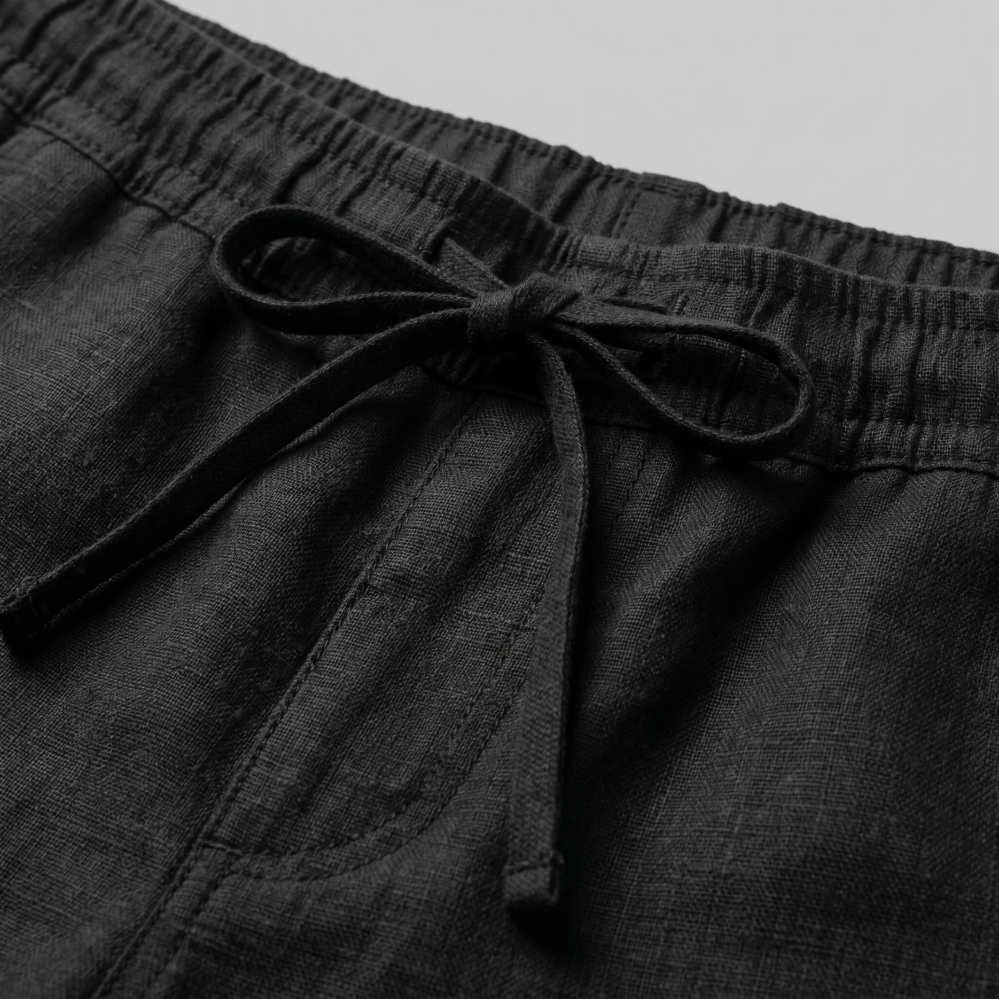 Men's Linen Drawstring Shorts