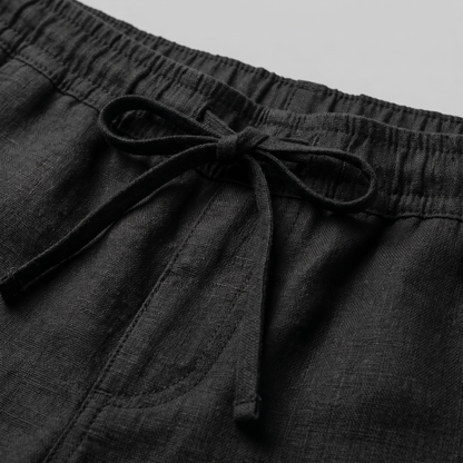 Men's Linen Drawstring Shorts