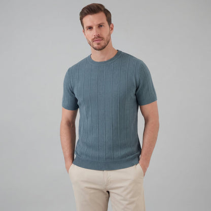 Men's Rib Knit T-Shirt