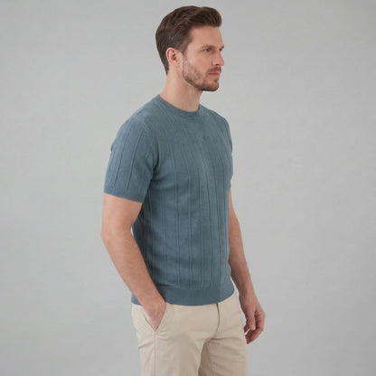 Men's Rib Knit T-Shirt