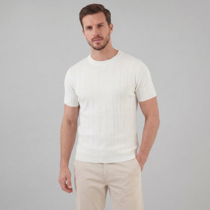 Men's Rib Knit T-Shirt