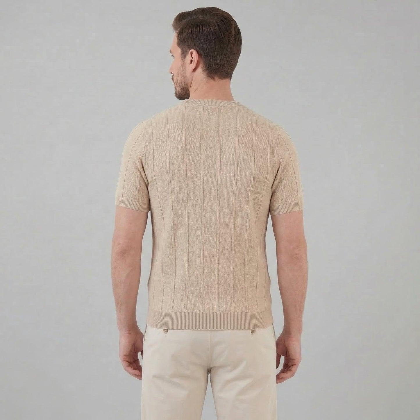 Men's Rib Knit T-Shirt