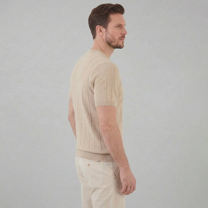 Men's Rib Knit T-Shirt