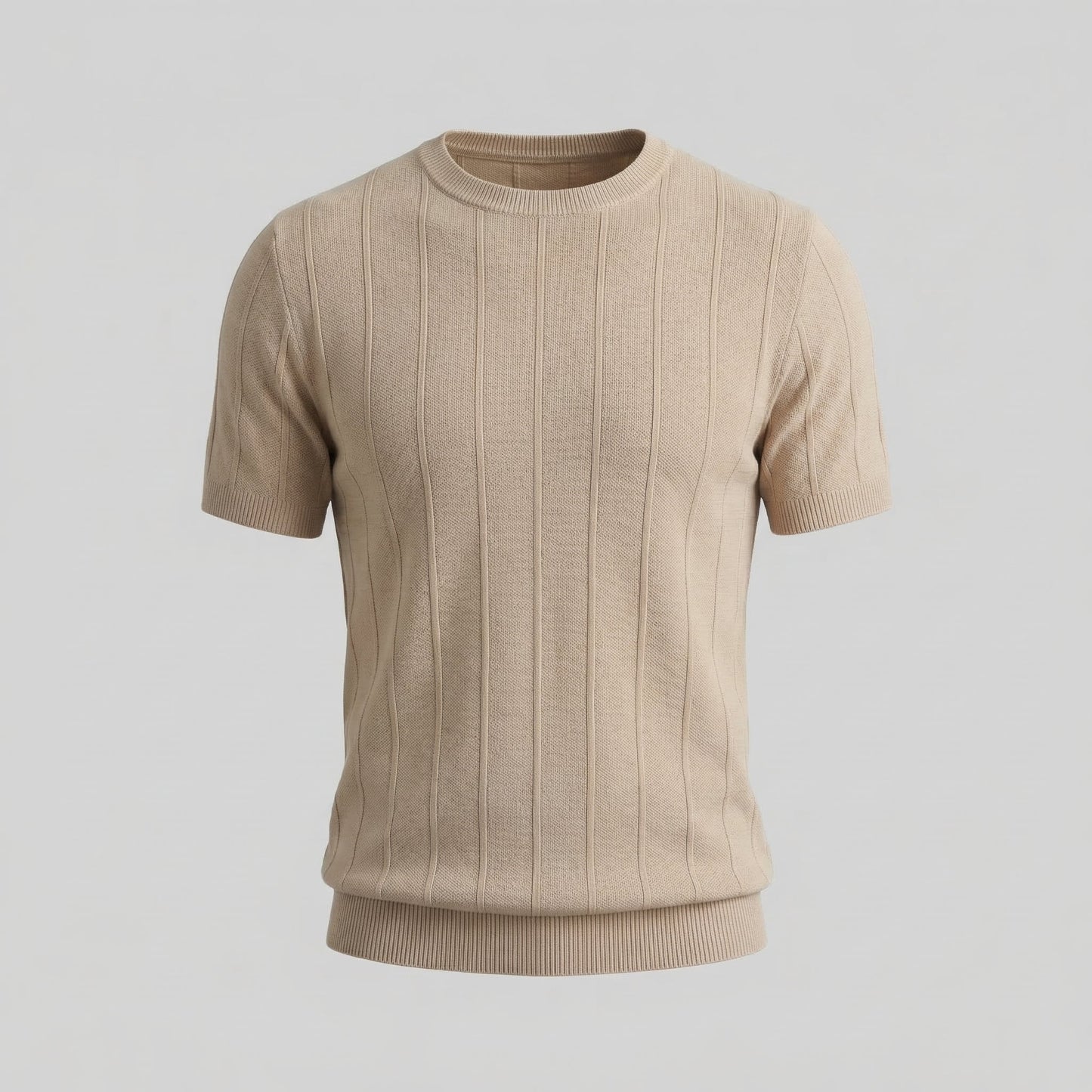 Men's Rib Knit T-Shirt