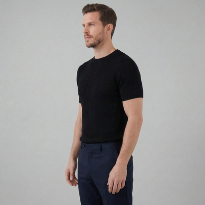 Men's Rib Knit T-Shirt