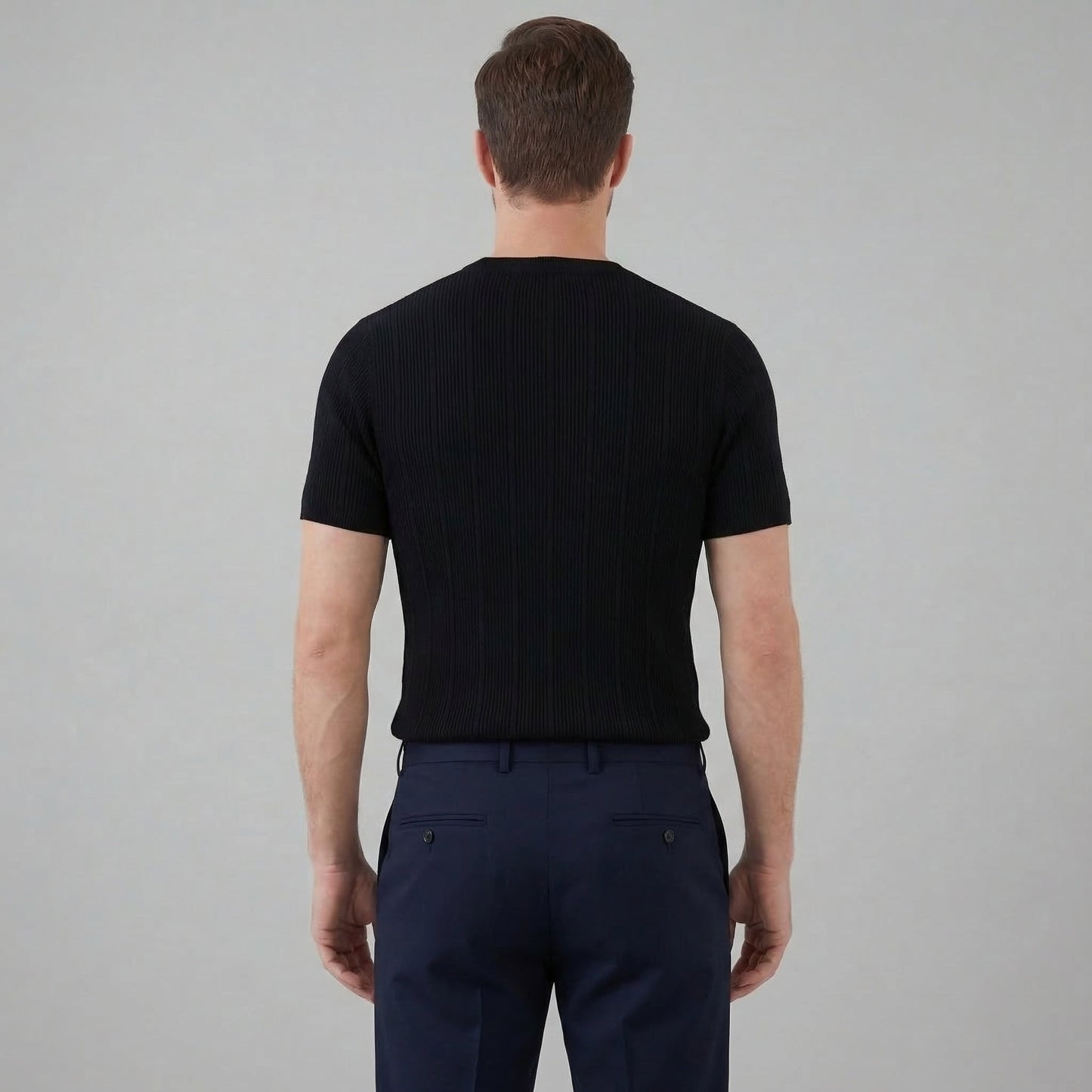 Men's Rib Knit T-Shirt