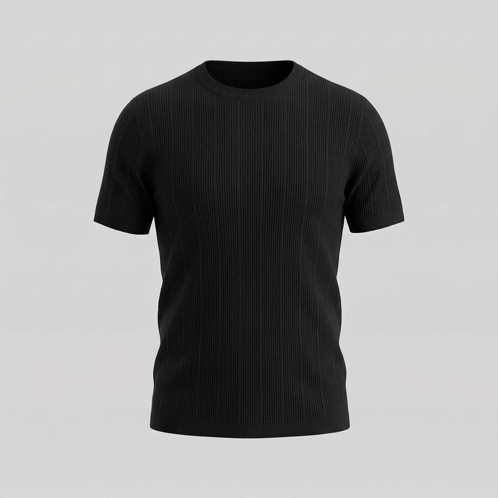 Men's Rib Knit T-Shirt
