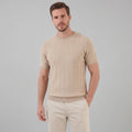 Men's Rib Knit T-Shirt
