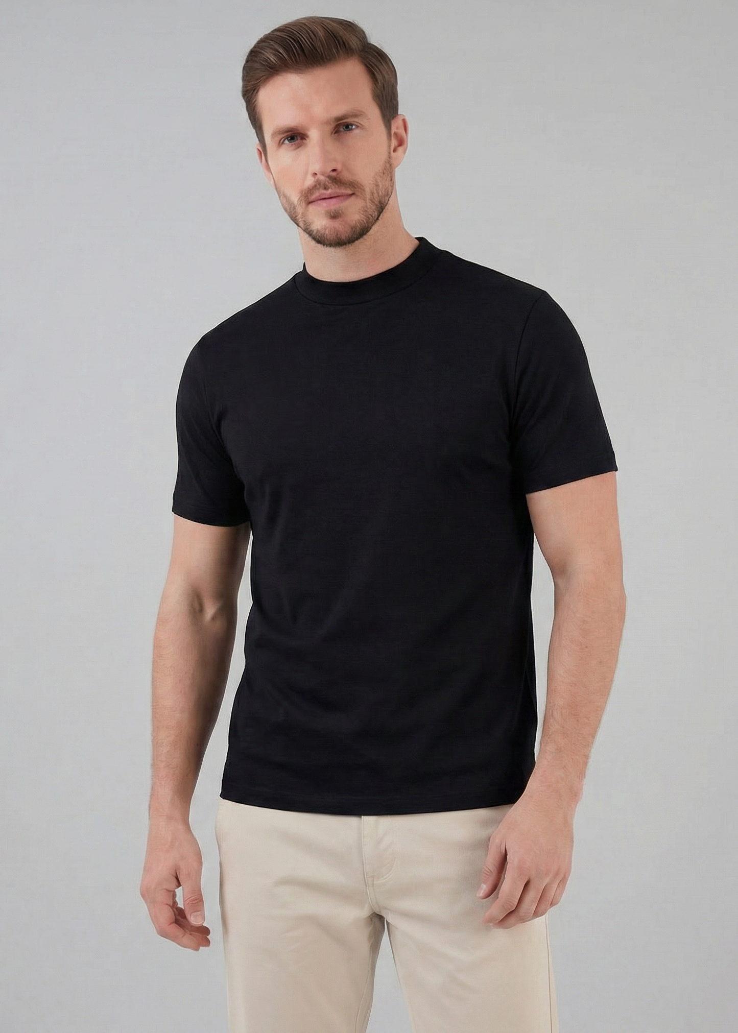 Men's Shiny Crewneck T-Shirt