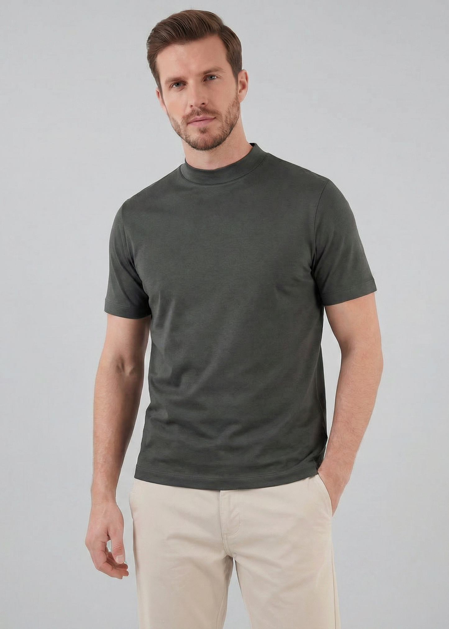 Men's Shiny Crewneck T-Shirt