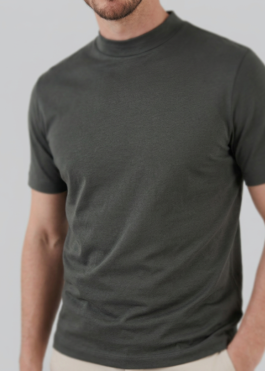 Men's Shiny Crewneck T-Shirt