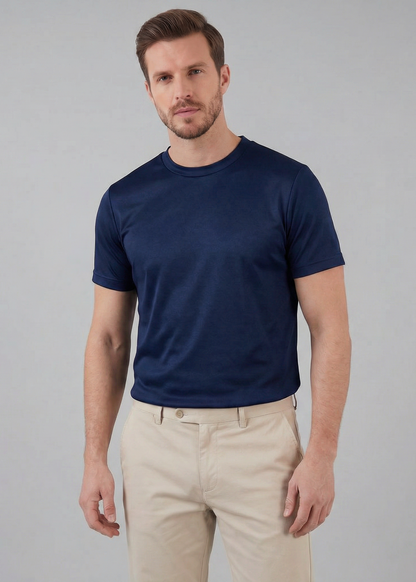 Men's Shiny Crewneck T-Shirt
