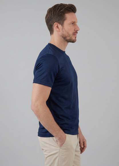 Men's Shiny Crewneck T-Shirt