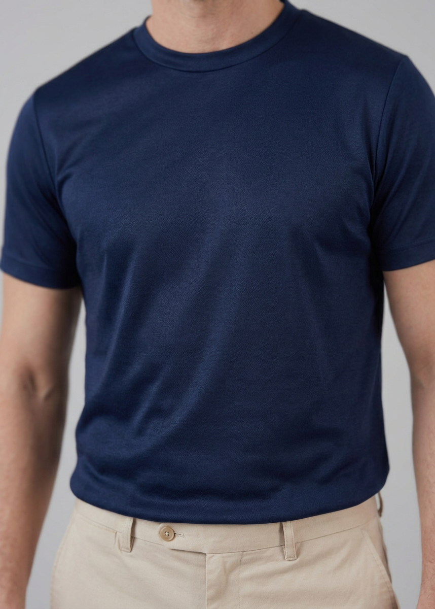 Men's Shiny Crewneck T-Shirt