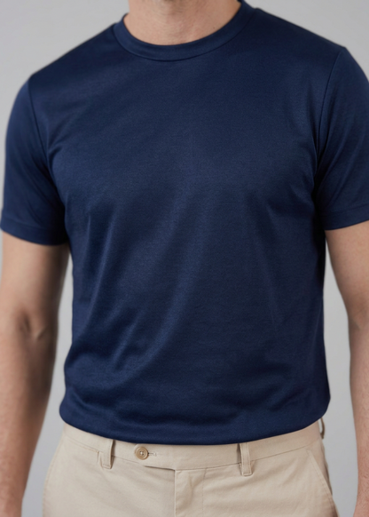 Men's Shiny Crewneck T-Shirt