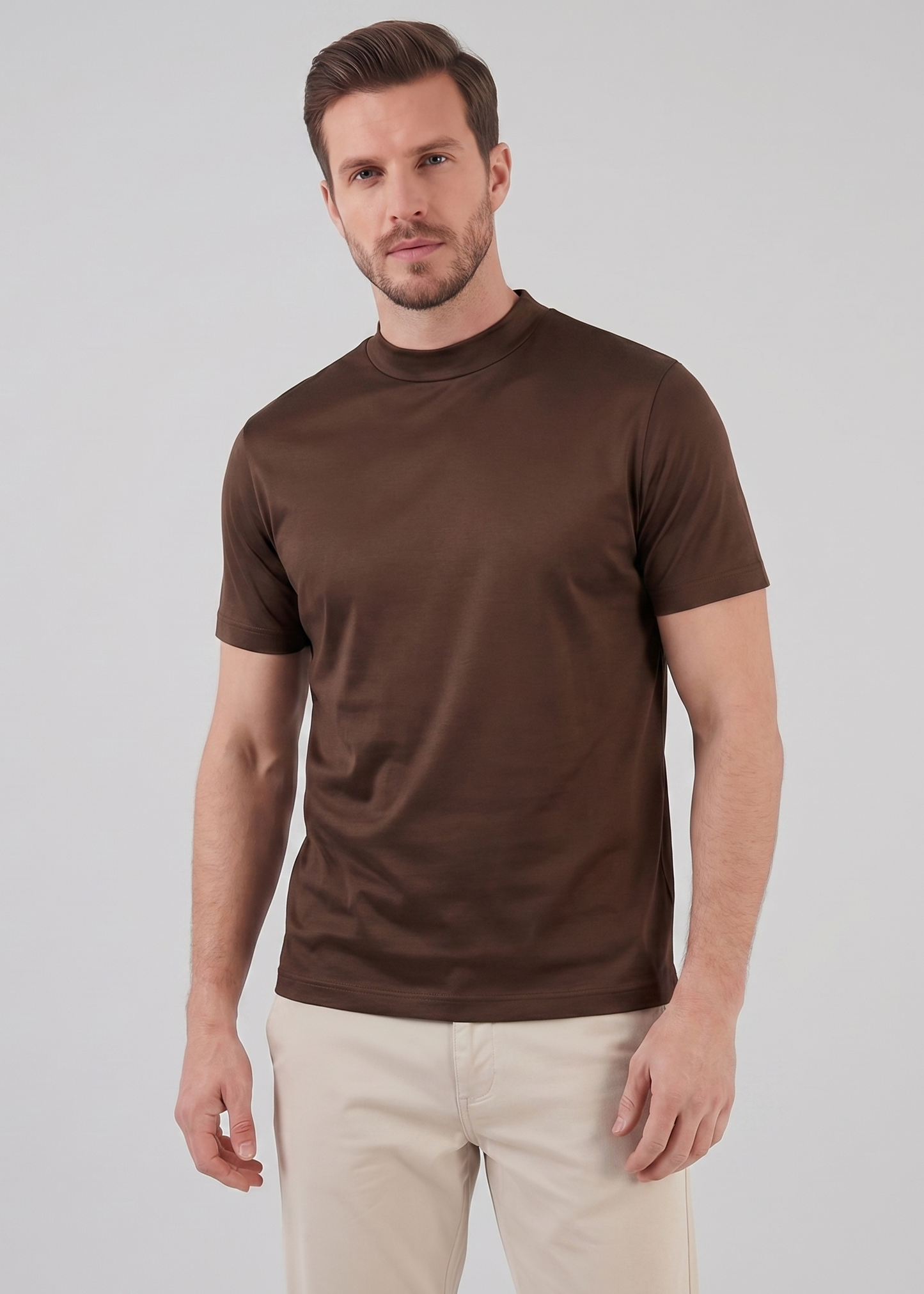 Men's Shiny Crewneck T-Shirt