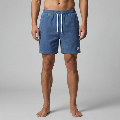 Men's Striped Swim Shorts