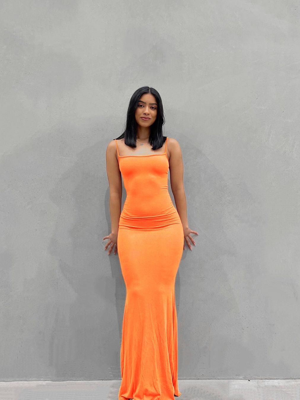 Jugg - Sleeveless Backless Slim Sexy Maxi Dress